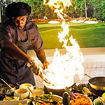 Heating things up at the Fairway Buffet Chef